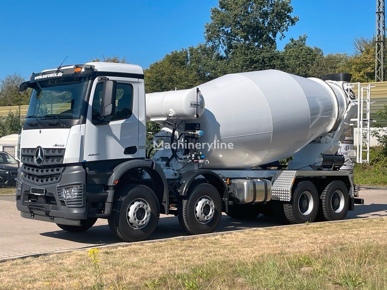 신품 레미콘 믹서 트럭 섀시 Mercedes-Benz AROCS 5 4242 8x4의 Euromix MTP