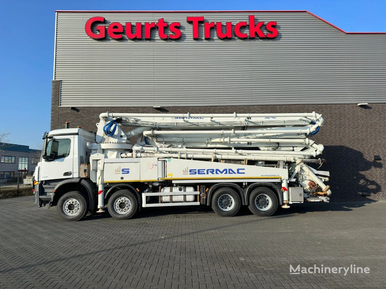 콘크리트 펌프카 Mercedes-Benz Arocs 4451 8X4 + SERMAC 5Z42 BETONPOMP/BETONPUMPE/CONCRETE PUMP