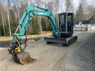 미니 굴착기 Kobelco SK45 Excavator with Encon rototilt and gear SEE VI