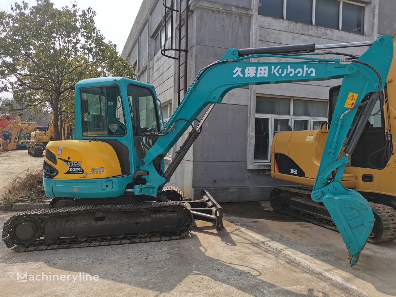 트랙형 굴착기 Kubota KX155 Tracked Excavator Used Construction Machienry